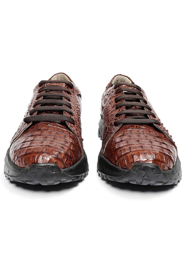 Hakiki Timsah derisi Erkek Sneaker