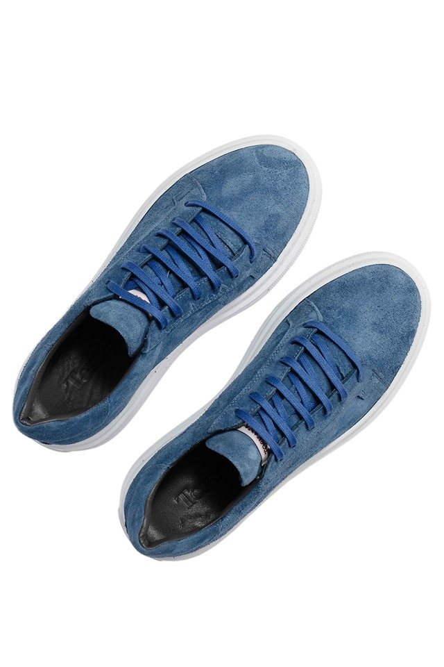 Men's Genuine Suede Leather Sneakers 7