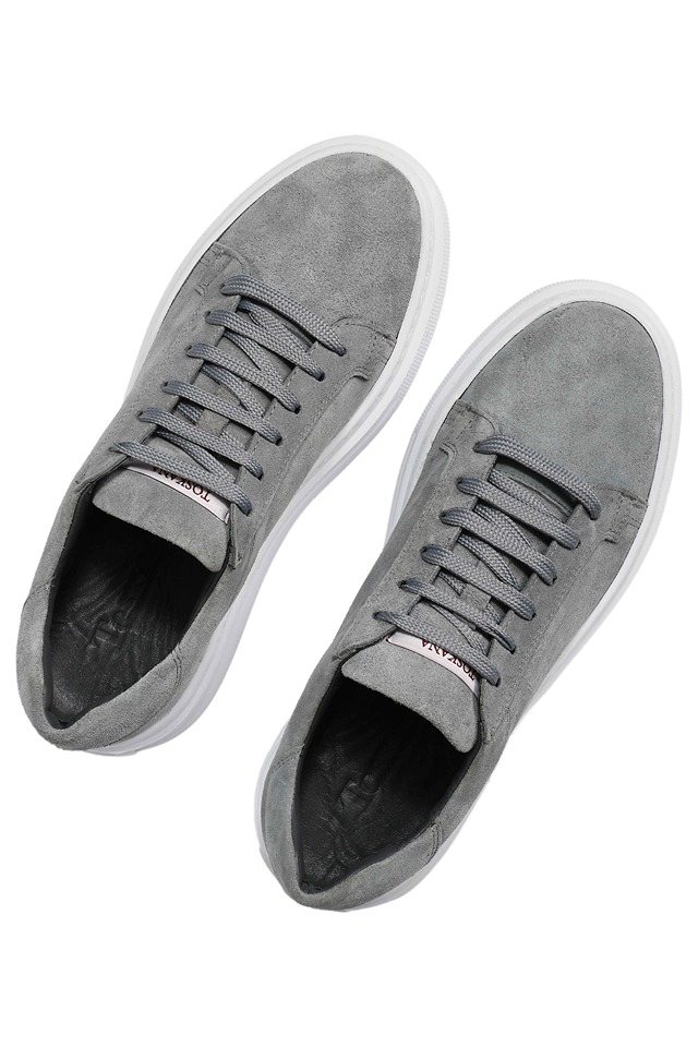 Men's Genuine Suede Leather Sneakers 8
