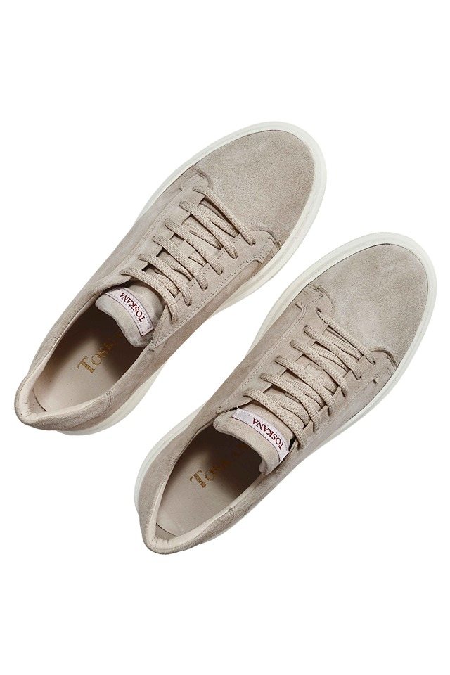 Men's Genuine Suede Leather Sneakers