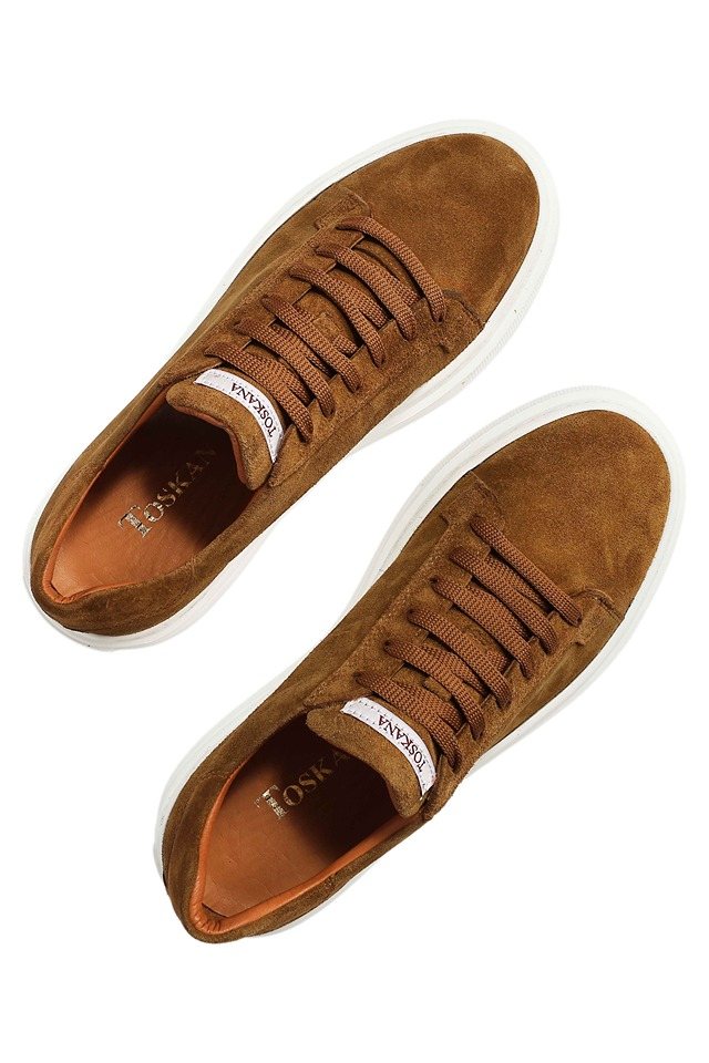 Men's Genuine Suede Leather Sneakers 5