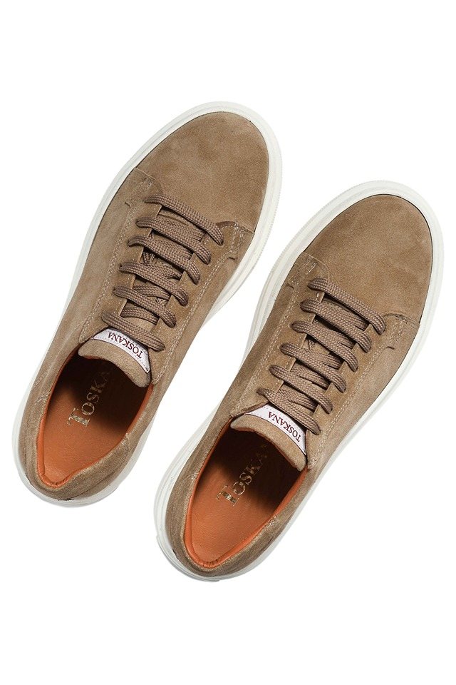 Men's Genuine Suede Leather Sneakers 4